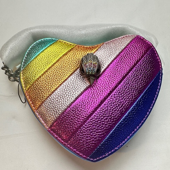 KURT GEIGER LONDON Kensington Heart Shape Crossbody (NEW) - Picture 6 of 14